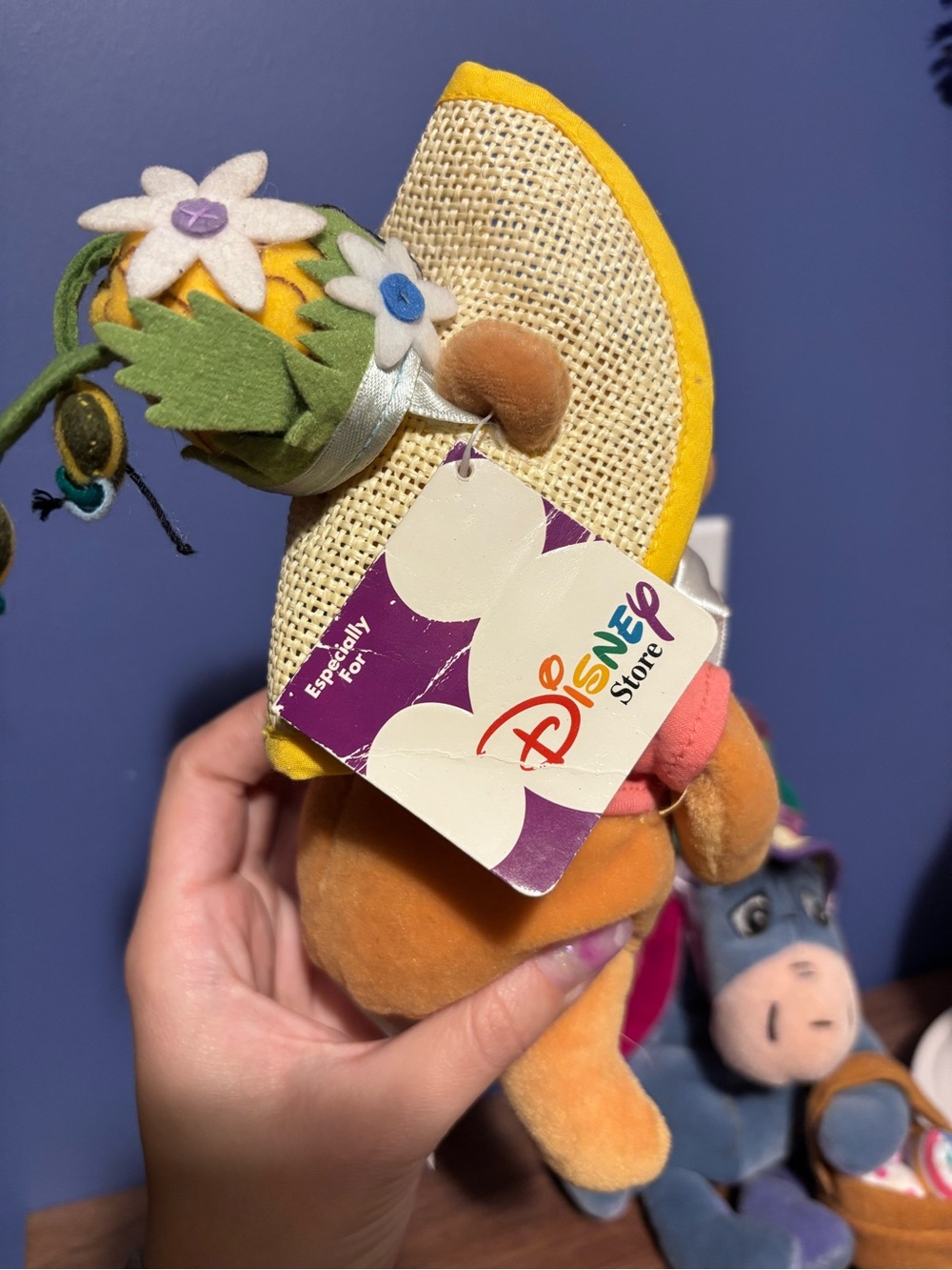 Easter Bonnet Winnie the Pooh and Eeyore Disney Store - Picture 3 of 13